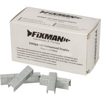 Fixman 10J Galvanised Staples 5000 Pack 11.2 x 12 x 1.17mm
Fixman 10J Galvanised Staples 5000 Pack 11.2 x 12 x 1.17mm