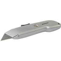 Silverline Auto Retractable Safety Knife 140mm
Silverline Auto Retractable Safety Knife 140mm