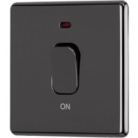 Arlec Fusion 50A 1Gang Double pole Black Nickel Single Switch
Arlec Fusion 50A 1Gang Double pole Black Nickel Single Switch