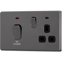 Arlec Fusion 45A 1Gang Black Nickel Cooker Switch
Arlec Fusion 45A 1Gang Black Nickel Cooker Switch