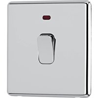 Arlec Fusion 20A 1Gang Double pole Polished Chrome Single Switch
Arlec Fusion 20A 1Gang Double pole Polished Chrome Single Switch