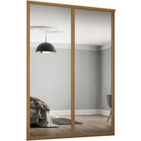 Shaker 2 Door Sliding Wardrobe Kit Mirror with Oak Frame (W)1753 x (H)2260mm
Shaker 2 Door Sliding Wardrobe Kit Mirror with Oak Frame (W)1753 x (H)2260mm