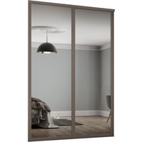 Shaker 2 Door Sliding Wardrobe Kit Mirror with Stone Grey Frame (W)1753 x (H)2260mm
Shaker 2 Door Sliding Wardrobe Kit Mirror with Stone Grey Frame (W)1753 x (H)2260mm