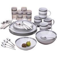 Bistro Stripe Combo 36 Piece Dinner Set - Grey
Bistro Stripe Combo 36 Piece Dinner Set - Grey