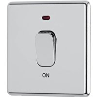 Arlec Fusion 50A 1Gang Double pole Polished Chrome Single Switch
Arlec Fusion 50A 1Gang Double pole Polished Chrome Single Switch