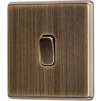 Arlec Fusion 10A 1Gang 2Way Antique Brass Single light switch
Arlec Fusion 10A 1Gang 2Way Antique Brass Single light switch