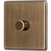 Arlec Fusion 1 Gang 2 Way Antique Brass Dimmer switch
Arlec Fusion 1 Gang 2 Way Antique Brass Dimmer switch