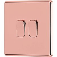 Arlec Fusion 10A 2Gang 2Way Rose Gold Double light switch
Arlec Fusion 10A 2Gang 2Way Rose Gold Double light switch