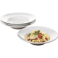 White Wide Rimmed Pasta Bowls - 4 Piece Set
White Wide Rimmed Pasta Bowls - 4 Piece Set