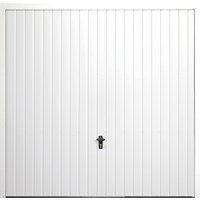 Vertical 7' x 7' Frameless Steel Garage Door White
Vertical 7' x 7' Frameless Steel Garage Door White