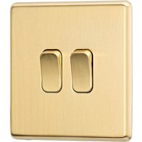 Arlec Fusion 10A 2Gang 2Way Gold Double light switch
Arlec Fusion 10A 2Gang 2Way Gold Double light switch