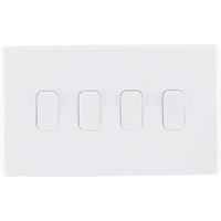 Arlec Rocker 10A 4Gang 2Way Ice White Quadruple light switch
Arlec Rocker 10A 4Gang 2Way Ice White Quadruple light switch