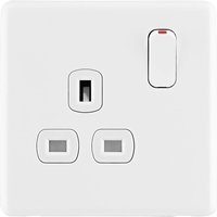 Arlec Rocker 13A 1 Gang Ice White Single switched socket
Arlec Rocker 13A 1 Gang Ice White Single switched socket