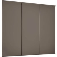 Classic 3 Door Sliding Wardrobe Kit Stone Grey Panel (W)1760 x (H)2260mm 
Classic 3 Door Sliding Wardrobe Kit Stone Grey Panel (W)1760 x (H)2260mm