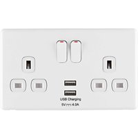 Arlec Rocker Ice White Double USB Socket 2 x 4A USB
Arlec Rocker Ice White Double USB Socket 2 x 4A USB