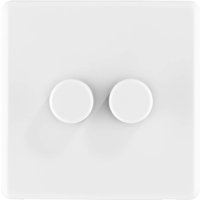 Arlec Rocker 2 Gang 2 Way Ice White Dimmer switch
Arlec Rocker 2 Gang 2 Way Ice White Dimmer switch