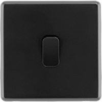 Arlec Rocker 10A 1Gang 2Way Jet Black Single light switch
Arlec Rocker 10A 1Gang 2Way Jet Black Single light switch