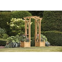 RHS Arch with Planters 
RHS Arch with Planters