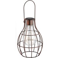 Small Solar Lightbulb Cage Lantern 
Small Solar Lightbulb Cage Lantern