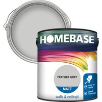 Homebase Matt Paint - Feather Grey 2.5L 
Homebase Matt Paint - Feather Grey 2.5L