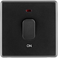 Arlec Rocker 50A 1Gang Double pole Jet Black Single switch
Arlec Rocker 50A 1Gang Double pole Jet Black Single switch