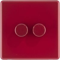 Arlec Rocker 2 Gang 2 Way Cherry Red Dimmer switch
Arlec Rocker 2 Gang 2 Way Cherry Red Dimmer switch