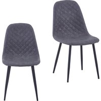 Perth Diamond Back Dining Chair - Set of 2 - Grey
Perth Diamond Back Dining Chair - Set of 2 - Grey