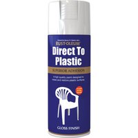 Rust-Oleum Direct to Plastic Spray Paint - 400ml
Rust-Oleum Direct to Plastic Spray Paint - 400ml