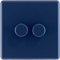 Arlec Rocker 2 Gang 2 Way Galaxy Blue Dimmer switch
Arlec Rocker 2 Gang 2 Way Galaxy Blue Dimmer switch