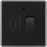 Arlec Rocker 13A Charcoal Grey Switched fused connection unit
Arlec Rocker 13A Charcoal Grey Switched fused connection unit