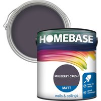 Homebase Matt Paint - Mulberry Crush 2.5L
Homebase Matt Paint - Mulberry Crush 2.5L