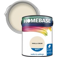 Homebase Matt Paint - Vanilla Cream 5L
Homebase Matt Paint - Vanilla Cream 5L
