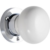 Sandleford Chawton Ceramic Mortice Knob Set - White & Polished Chrome
Sandleford Chawton Ceramic Mortice Knob Set - White & Polished Chrome