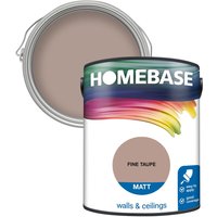 Homebase Matt Paint - Fine Taupe 5L
Homebase Matt Paint - Fine Taupe 5L