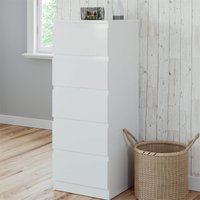 Fitted Bedroom Handleless 5 Drawer Chest - White
Fitted Bedroom Handleless 5 Drawer Chest - White