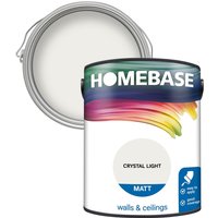 Homebase Matt Paint - Crystal Light 5L
Homebase Matt Paint - Crystal Light 5L