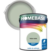 Homebase Matt Paint - Fresh Herb 5L
Homebase Matt Paint - Fresh Herb 5L