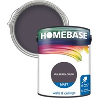 Homebase Matt Paint - Mulberry Crush 5L
Homebase Matt Paint - Mulberry Crush 5L