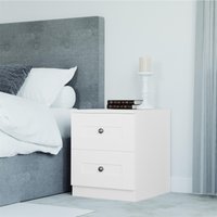 Fitted Bedroom Shaker Bedside Chest - White
Fitted Bedroom Shaker Bedside Chest - White