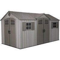 Lifetime 15x8 ft Rough Cut Dual Entry Outdoor Storage Shed
Lifetime 15x8 ft Rough Cut Dual Entry Outdoor Storage Shed