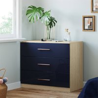 Fitted Bedroom Slab 3 Drawer Chest - Navy Blue
Fitted Bedroom Slab 3 Drawer Chest - Navy Blue