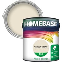Homebase Silk Paint - Vanilla Cream 2.5L
Homebase Silk Paint - Vanilla Cream 2.5L