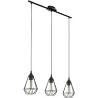 Eglo Tarbes 3 Light Pendant Light - Black
Eglo Tarbes 3 Light Pendant Light - Black