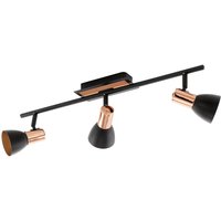 Eglo Barnham 3 Light Spotlight - Black & Copper
Eglo Barnham 3 Light Spotlight - Black & Copper