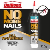 UniBond No More Nails All Materials Crystal Clear - 210g Easy Pulse
UniBond No More Nails All Materials Crystal Clear - 210g Easy Pulse