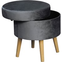 Round Storage Stool Velvet - Grey
Round Storage Stool Velvet - Grey