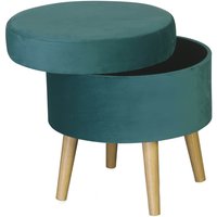 Round Storage Stool Velvet - Teal
Round Storage Stool Velvet - Teal
