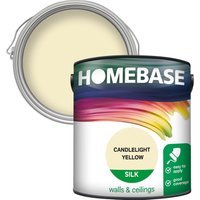 Homebase Silk Paint - Candlelight Yellow 2.5L
Homebase Silk Paint - Candlelight Yellow 2.5L