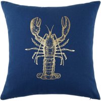Gold Lobster Print Cushion - Navy
Gold Lobster Print Cushion - Navy