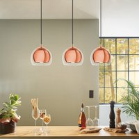 Eglo Rocamar 3 Light Pendant Light - Copper
Eglo Rocamar 3 Light Pendant Light - Copper